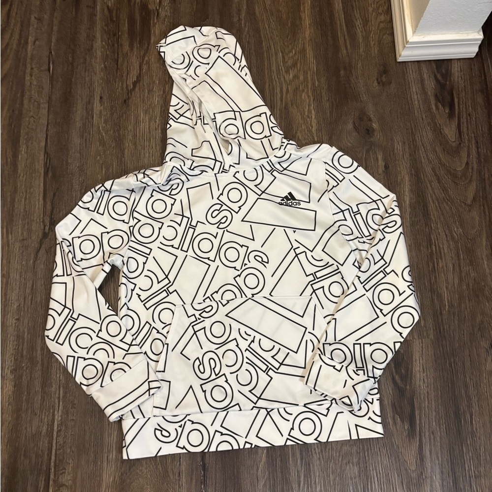 Kids Adidas Monochrome Logo Hoodie